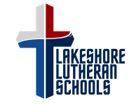 Lakeshore Lutheran League Meet logo